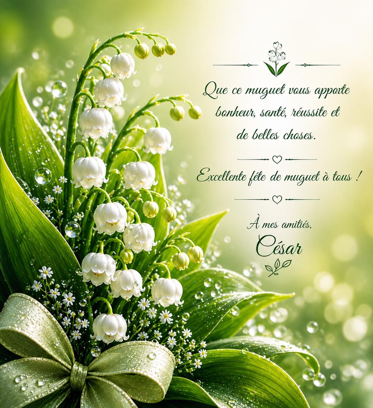 Fête du muguet 2026 - César